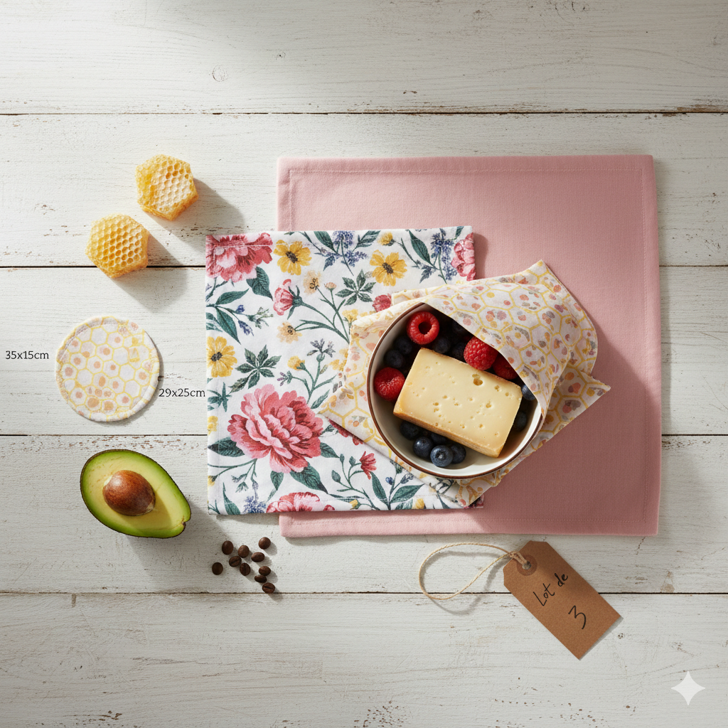 Lot de 3 Bee Wraps